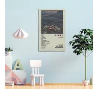 YWROLERYRY Not Waving, But Drowning Loyle Carner Album Posters Aesthetic Wall Art Canvas Vintage Poster Decorative Painting Living Room Bed Room Decor24x36inch(60x90cm) Frame-style