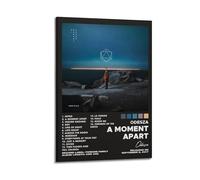 YWROLERYRY Odesza Album A Moment Apart Posters Aesthetic Wall Art Canvas Vintage Poster Decorative Painting Living Room Bed Room Decor08x12inch(20x30cm) Frame-style