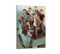 YWROLERYRY The Outsiders 1983（8） Posters Aesthetic Wall Art Canvas Vintage Poster Decorative Painting Living Room Bed Room Decor08x12inch(20x30cm) Frame-style