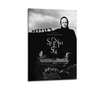 YWROLERYRY The Seventh Seal Movie Posters Aesthetic Wall Art Canvas Vintage Poster Decorative Painting Living Room Bed Room Decor08x12inch(20x30cm) Frame-style