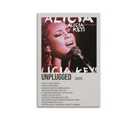 YWROLERYRY Unplugged by Alicia Keys Posters Aesthetic Wall Art Canvas Vintage Poster Decorative Painting Living Room Bed Room Decor24x36inch(60x90cm) Unframe-style