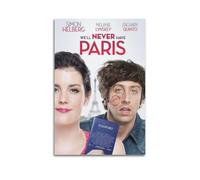 YWROLERYRY We'll Never Have Paris Posters Aesthetic Wall Art Canvas Vintage Poster Decorative Painting Living Room Bed Room Decor16x24inch(40x60cm) Unframe-style