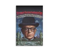 YWRRWQBER 1979 Vintage Movie Tinker Tailor Soldier Spy Posters Aesthetic Wall Art Canvas Decor Vintage Poster Decorative Painting for Living Room Bed Room 16x24inch(40x60cm) Unframe-style