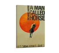 YWRRWQBER A Man Called Horse Posters Aesthetic Wall Art Canvas Decor Vintage Poster Decorative Painting for Living Room Bed Room 12x18inch(30x45cm) Frame-style