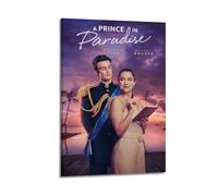 YWRRWQBER A Prince in Paradise Posters Aesthetic Wall Art Canvas Decor Vintage Poster Decorative Painting for Living Room Bed Room 16x24inch(40x60cm) Frame-style