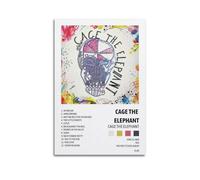 YWRRWQBER Cage The Elephant Posters Aesthetic Wall Art Canvas Decor Vintage Poster Decorative Painting for Living Room Bed Room 08x12inch(20x30cm) Unframe-style
