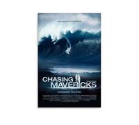 YWRRWQBER Chasing Mavericks Posters Aesthetic Wall Art Canvas Decor Vintage Poster Decorative Painting for Living Room Bed Room 20x30inch(50x75cm) Unframe-style