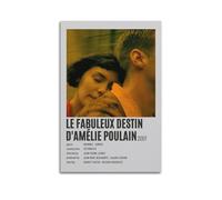 YWRRWQBER Le Fabuleux Destin D'Amélie Poulain Posters Aesthetic Wall Art Canvas Decor Vintage Poster Decorative Painting for Living Room Bed Room 08x12inch(20x30cm) Unframe-style