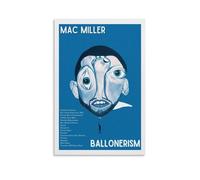 YWRRWQBER Mac Miller(1) Posters Aesthetic Wall Art Canvas Decor Vintage Poster Decorative Painting for Living Room Bed Room 08x12inch(20x30cm) Unframe-style