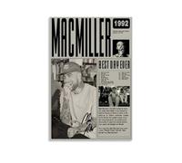 YWRRWQBER Mac Miller Posters Aesthetic Wall Art Canvas Decor Vintage Poster Decorative Painting for Living Room Bed Room 12x18inch(30x45cm) Unframe-style