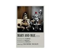 YWRRWQBER Mary And Max Posters Aesthetic Wall Art Canvas Decor Vintage Poster Decorative Painting for Living Room Bed Room 20x30inch(50x75cm) Unframe-style