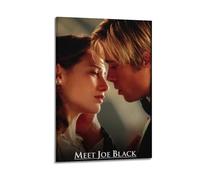 YWRRWQBER Meet Joe Black Posters Aesthetic Wall Art Canvas Decor Vintage Poster Decorative Painting for Living Room Bed Room 20x30inch(50x75cm) Frame-style