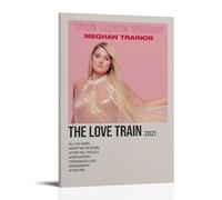 YWRRWQBER Meghan Trainor Posters Aesthetic Wall Art Canvas Decor Vintage Poster Decorative Painting for Living Room Bed Room 24x36inch(60x90cm) Frame-style