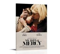 YWRRWQBER My Days Of Mercy Posters Aesthetic Wall Art Canvas Decor Vintage Poster Decorative Painting for Living Room Bed Room 12x18inch(30x45cm) Frame-style