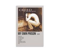 YWRRWQBER My Own Prison by Creed Posters Aesthetic Wall Art Canvas Decor Vintage Poster Decorative Painting for Living Room Bed Room 08x12inch(20x30cm) Unframe-style