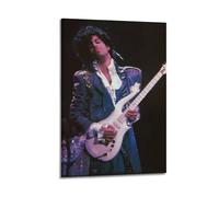 YWRRWQBER Prince Rogers Nelson Posters Aesthetic Wall Art Canvas Decor Vintage Poster Decorative Painting for Living Room Bed Room 20x30inch(50x75cm) Frame-style