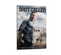 YWRRWQBER Shot Caller Posters Aesthetic Wall Art Canvas Decor Vintage Poster Decorative Painting for Living Room Bed Room 20x30inch(50x75cm) Frame-style