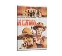 YWRRWQBER The Alamo Posters Aesthetic Wall Art Canvas Decor Vintage Poster Decorative Painting for Living Room Bed Room 24x36inch(60x90cm) Frame-style