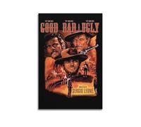 YWRRWQBER The Good The Bad And The Ugly Posters Aesthetic Wall Art Canvas Decor Vintage Poster Decorative Painting for Living Room Bed Room 16x24inch(40x60cm) Unframe-style