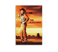 YWRRWQBER The Searchers Posters Aesthetic Wall Art Canvas Decor Vintage Poster Decorative Painting for Living Room Bed Room 24x36inch(60x90cm) Unframe-style