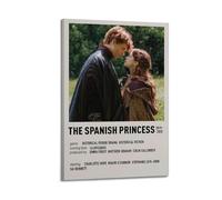 YWRRWQBER The Spanish Princess Posters Aesthetic Wall Art Canvas Decor Vintage Poster Decorative Painting for Living Room Bed Room 08x12inch(20x30cm) Frame-style