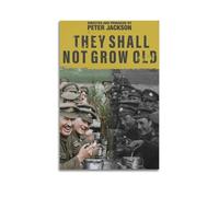 YWRRWQBER They Shall Not Grow Old Posters Aesthetic Wall Art Canvas Decor Vintage Poster Decorative Painting for Living Room Bed Room 24x36inch(60x90cm) Unframe-style