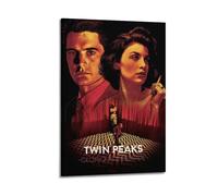 YWRRWQBER Twin Peaks TV Series Posters Aesthetic Wall Art Canvas Decor Vintage Poster Decorative Painting for Living Room Bed Room 20x30inch(50x75cm) Frame-style