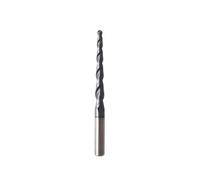 YWRWUPMGK 1pcs Carbide Ball Nose Router Bit CNC End Mill R0.25-R2.0 Tapered Ball Nose End Mill 2 Flute Spiral Milling Cutter for Carving Engraving(R1X15XD4X50L)