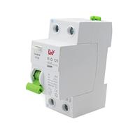 YWRWUPMGK 2P 16A 63A 100mA 6KA RCCB RCD 220V-415V Residual Current Circuit Breaker Differential Breaker Safety Switch Circuit Breakers(25v,4)