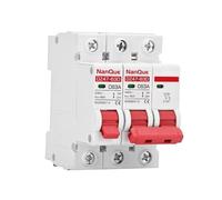 YWRWUPMGK 5pcs AC Circuit Breakers 2P 3P 4Poles 6A/10A/16A/20A/32A/40A/50A/63A/100A/125A MCB Home Electric Power Protector Main Switch(25v,3P)