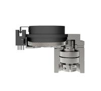 YWRWUPMGK CNC Hollow Rotating Table Reducer Hollow Rotary Actuator Indexing Disc DD Motor Cam Indexer for Circular Positioning(ZCT130 9.525 forStep,0.417361111111111)