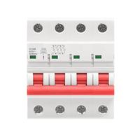 YWRWUPMGK GYM8 4Pole Mini Circuit Breaker 6A-63A Din Rail MCB with ON Off Indiactor 1Pcs(40A)