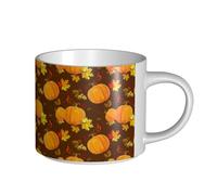 YWSOTRE Autumn Floral Style Fall Nature, Large-Capacity Ceramics Mug Tea Cup Coffee Mugs Ceramic Cup 450 ml