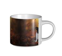 YWSOTRE Boston Terrier Autumn Bokeh Dogs Dogs, Large-Capacity Ceramics Mug Tea Cup Coffee Mugs Ceramic Cup 450 ml