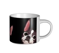 YWSOTRE Boston Terrier Nature, Large-Capacity Ceramics Mug Tea Cup Coffee Mugs Ceramic Cup 450 ml