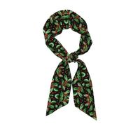YWSOTRE Merry Christmas Holly, Neck Scarves, Neckerchief Headband, Women's Fashion Scarf