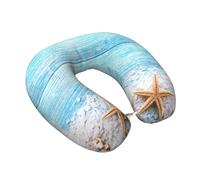 YWSOTRE Sea Stars On Sea Salt,Memory Foam Travel Pillow Airplane Neck Pillow Car Home Office Camping