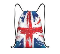 YWSOTRE United Kingdom Union Jack, Drawstring Sackpack Unisex String Bag Sport Gym Bag Casual Daypack Drawstring Backpack