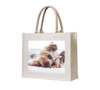 YWSOTRE Yorkshire Terrier,Tote Bag Canvas Bag Shopping Handbag Grocery Bags, Multipurpose Shoulder Bags