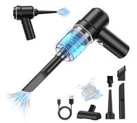 YWSS Cordless Mini Handheld Vacuum, Electric Air Duster & Vacuum Cleaner 2 in 1 Rechargeable, Portable for Home, Office and Car