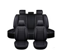 YWUANNMGAZ Car Seat Covers For Dodge Ram 4. Generation 2011-2018, Universal Leather Car Seat Covers, Breathable And Waterproof Seat Cover Full Set(Black)