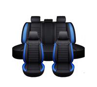 YWUANNMGAZ Car Seat Covers Full Set For Dacia Sandero Stepway 3 Extreme 2020-2025，Universal Fit 5 Breathable, Waterproof, Durable, With Anti - Slip Design Full Set (2 Front + Rear Bench)(Blue)
