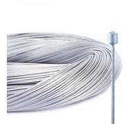 YWUIPGS 5/10pcs Brake & Shift Cable Kit - 2M Stainless Steel Inner Wire for Road Bike, MTB, Fixie, Hybrid - Universal Gear Cable Line Replacement Set(5pcs Shifter Cable)