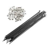 YWUIPGS Electric Bike Spokes Set - 170mm-290mm Stainless Steel Spokes with Nipples for 27.5 inch Mountain Bike & Road Bike, High Strength Cycle Spokes for Ebike Wheel Building(259mm)
