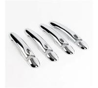 YWUIPGS for Megane 3 MK3 III 2008-2015 Chrome Door Handle Covers, ABS Plastic Exterior Handle Protector Guard Trim, 4PCS Set (Hatchback & Coupe Models)(4Dr no Key 4 Buttons)