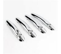 YWUIPGS for Megane 3 MK3 III 2008-2015 Chrome Door Handle Covers, ABS Plastic Exterior Handle Protector Guard Trim, 4PCS Set (Hatchback & Coupe Models)(4Dr no Key 1 Buttons)