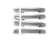 YWUIPGS for Yaris 2006-2013 Chrome Door Handle Covers, ABS Chrome Plated Exterior Door Handle Cover Trim Protective Guard, 4PCS Set (Sedan & Hatchback)(ABS 1key)