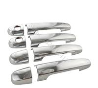 YWUIPGS for Yaris 2006-2013 Chrome Door Handle Covers, ABS Chrome Plated Exterior Door Handle Cover Trim Protective Guard, 4PCS Set (Sedan & Hatchback)(ABS 2 Key)