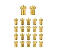 YWXCBNCI 22PCS/lot V6 Brass Nozzle Compatible With E3DV6 I3 Mega S X Chiron Flybear Hot End 0.4MM J-Head Extruder Printer Accessorie(All 0.4mm)