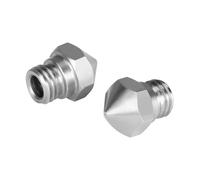 YWXCBNCI 3D Printer Hot end Nozzle MK10 M7 Thread 0.2/0.3/0.4/0.5/0.6/0.8/1.0mm Compatible With 1.75mm Filament Parts Upgrade Kit(3Pcs stainless steel,0.2mm)